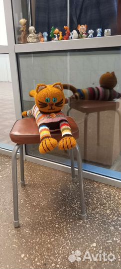 Котик вязаный