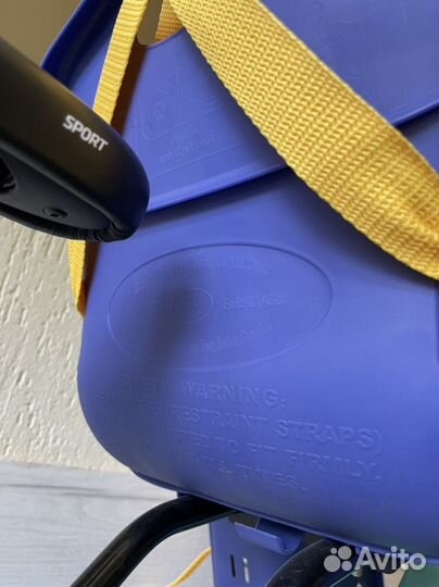 Велокресло деткое (на раму) переднее