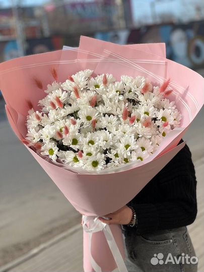 Хризантема белая. Букеты