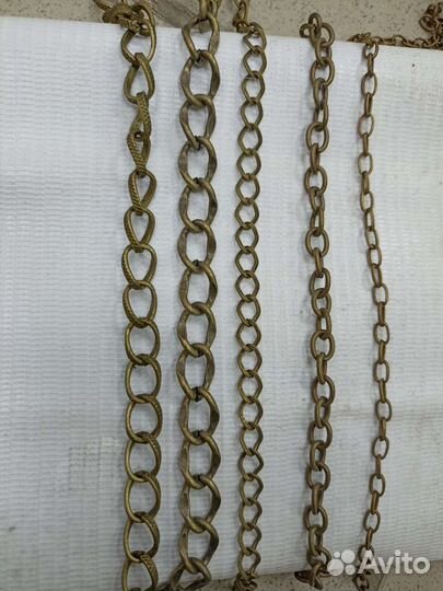Цепи бронза.латунь.старинные