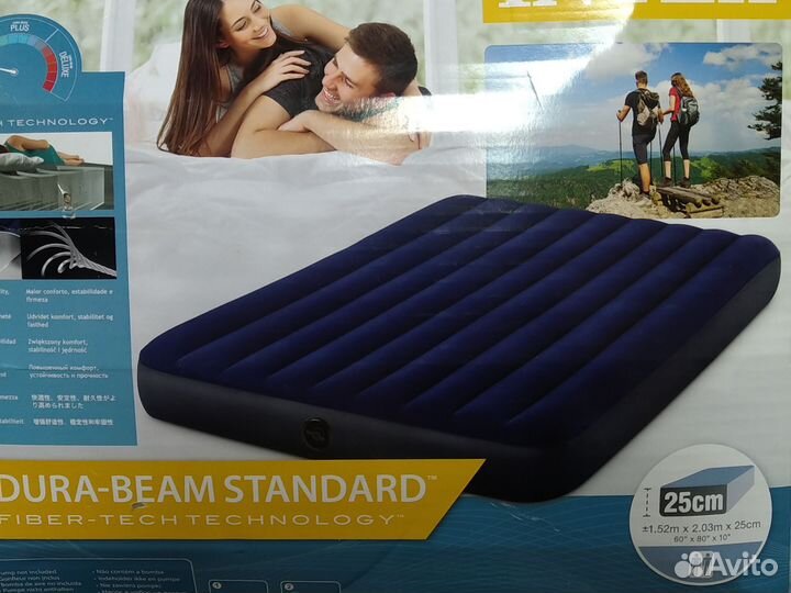 Матрас надувной intex двухспальный