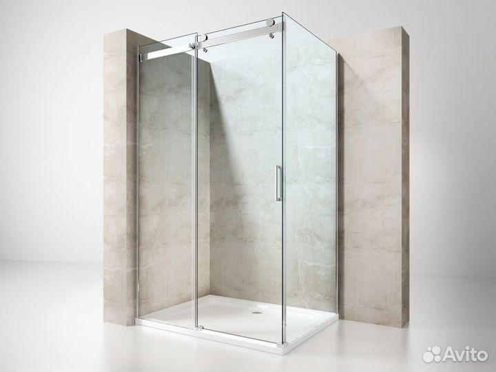 Ограждения для душа с алюминиевым профилем