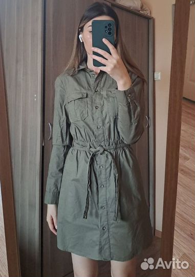 Платье в стиле униформа