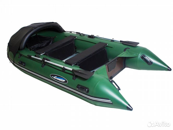Лодка пвх Gladiator D370AL зеленый