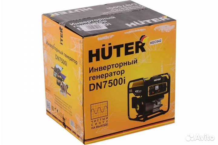 Генератор Huter DN7500i инверторный (5.5/6 кBт)