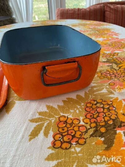 Утятница,гусятница чугунная эмалированная СССР