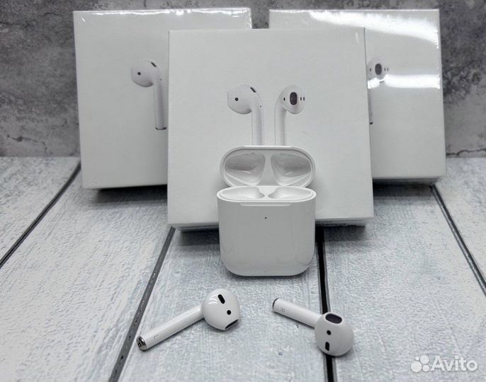 Airpods 2 новые/магазин/гарантия отличные