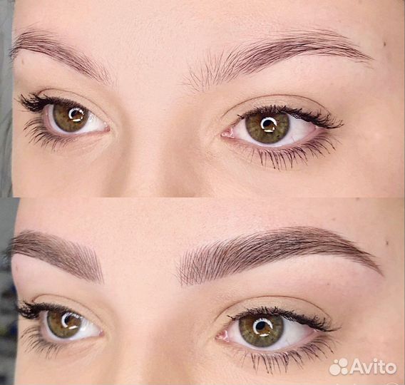 Перманентный макияж татуаж губ, бровей и глаз