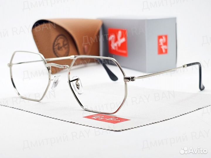 Оправа Ray Ban Octagonal RX 3556 Silver