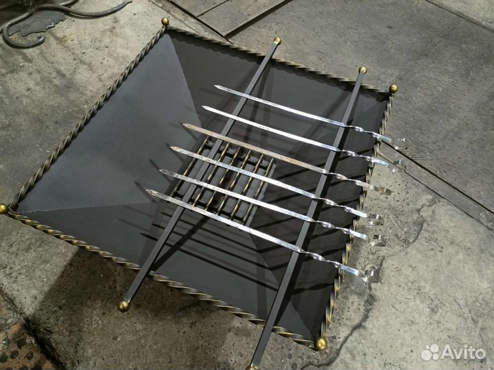 Костровая чаша(Квадрат) 3 в 1