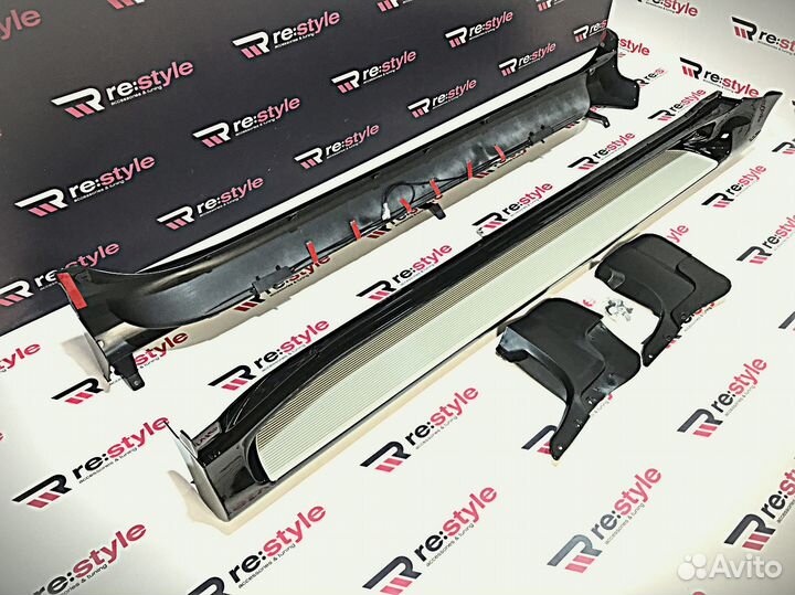 Подножки Prado 150 Cтиль Modellista