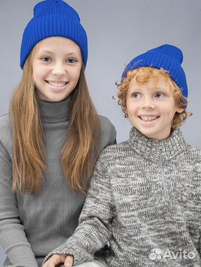 Шапка бини для девочек и мальчиков