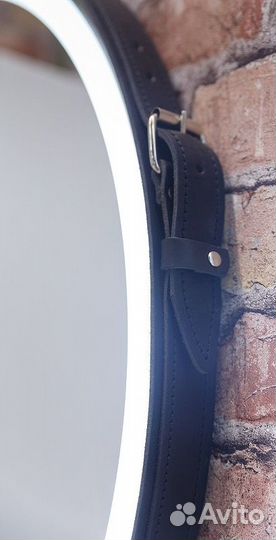 Зеркало Art&Max am-mil-800-ds-f-nero Черное