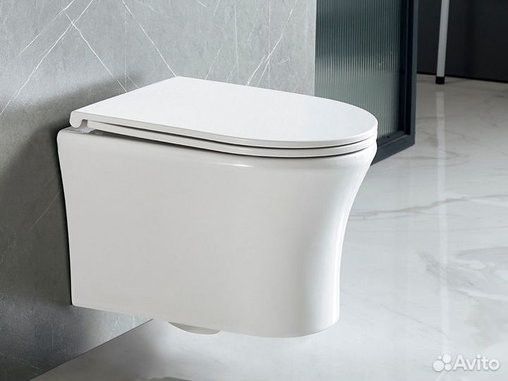 Унитаз подвесной sierra, белый