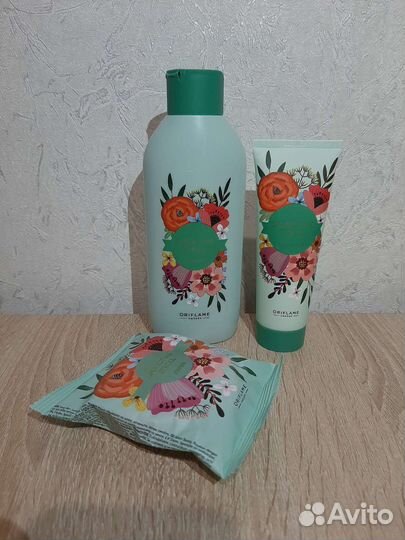 Набор гель для душа+крем для рук+мыло орифлэйм