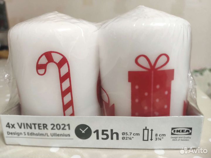 Свечи Икеа IKEA vinter