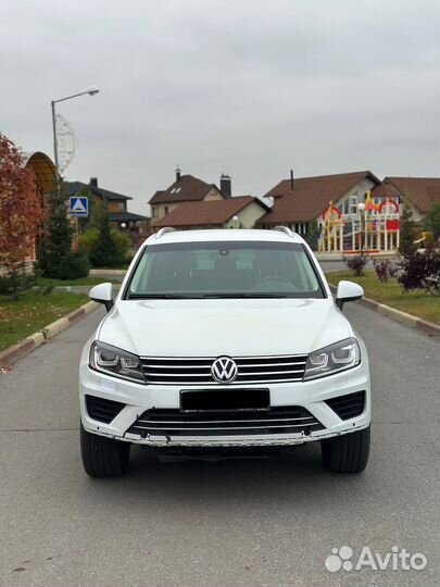 Volkswagen Touareg 3.6 AT, 2015, битый, 80 500 км