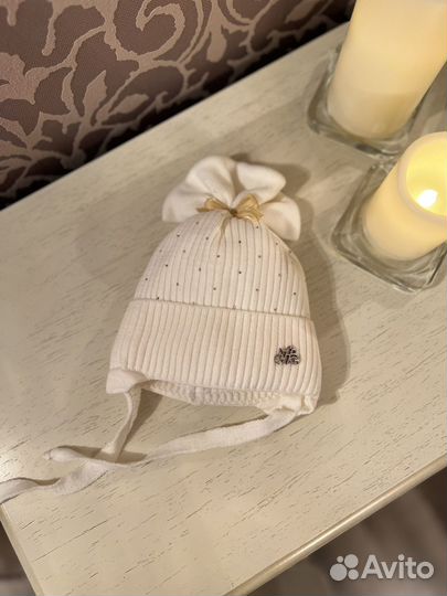 Детская зимняя вязаная шапочка