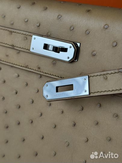 Сумка Hermes Kelly страус