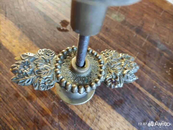 Дверная ручка латунь