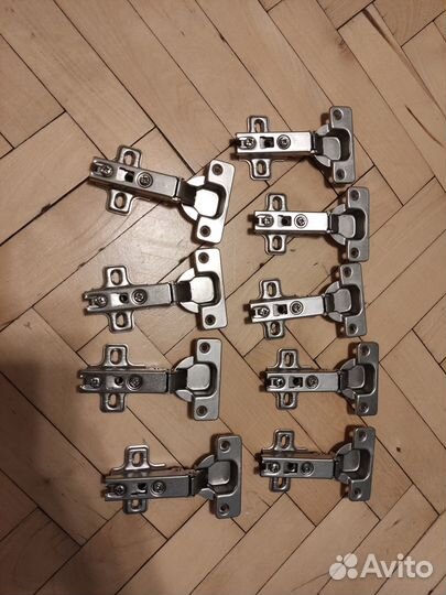 Петли мебельные 9 штук