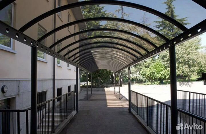 Поликарбонат монолитный 10 мм серый