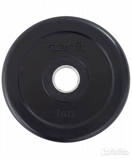 Диск обрезиненный Starfit BB-202 1кг