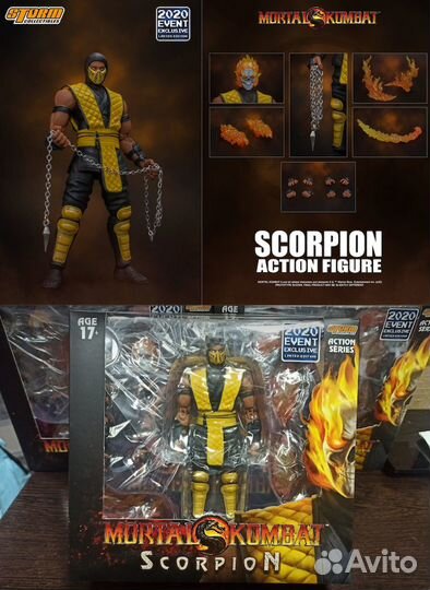 Фигурка Storm Collectibles Scorpion sdcc 2020 Excl