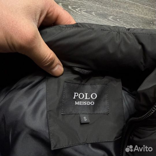 Жилетка мужская us Polo с капюшоном