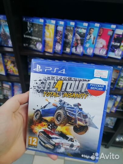 Flatout Total Insanity ps4 новый в плёнке