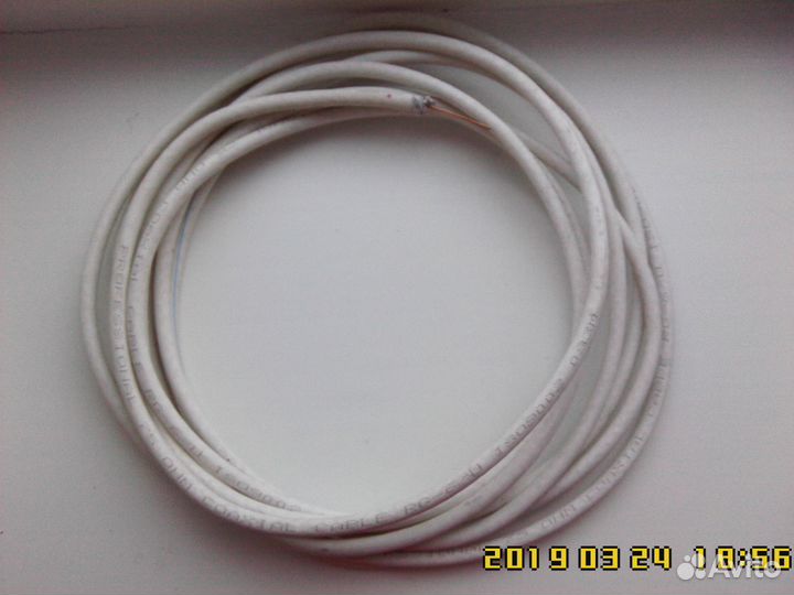 Кабель коаксиаль-й экранирован-й proline RG6 75 ом