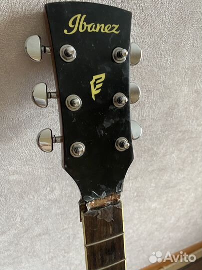 Электро-акустическая гитара Ibanez на запчасти