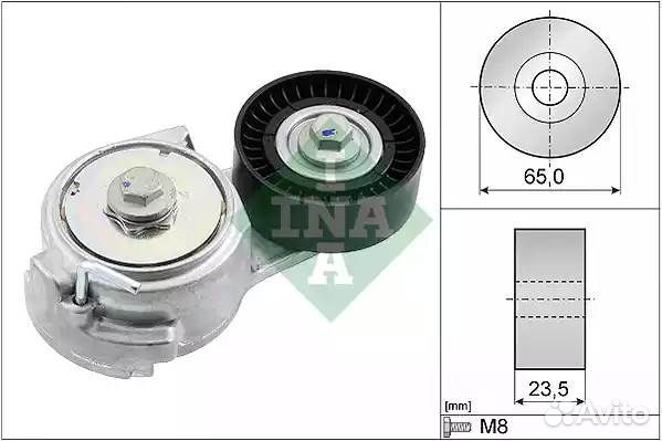 Натяжитель поликлин.ремня с роликом