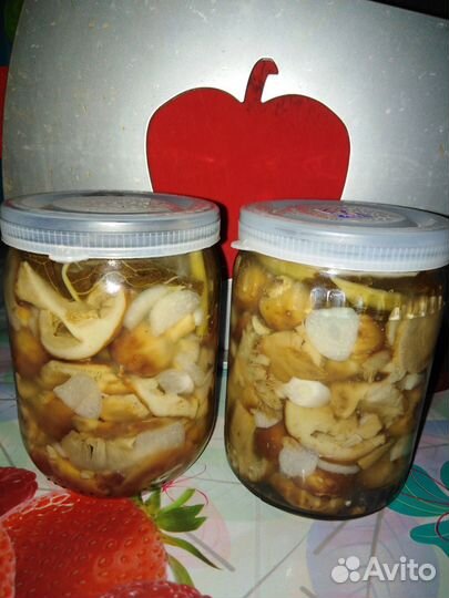 Грибы Опята и Красног.Рыжики и Кульбики солёные