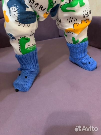 Носки шерстяные вязаные детские