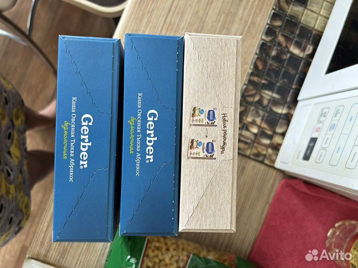 Каши детские Gerber и Nestle