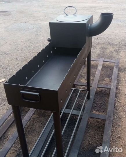2 в 1. Мангал с печкой