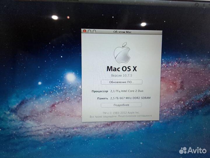 Apple MacBook А1181 (2008)