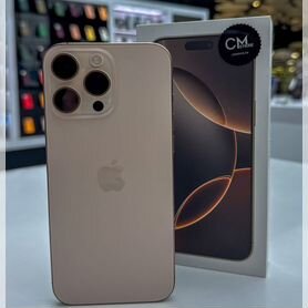 iPhone 16 Pro 256 гб пустынный титан (1sim + eSim)