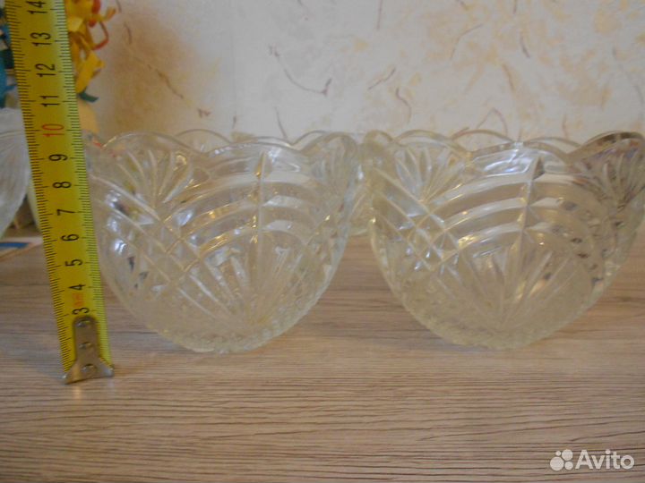 Конфетницы или салатницы хрусталь