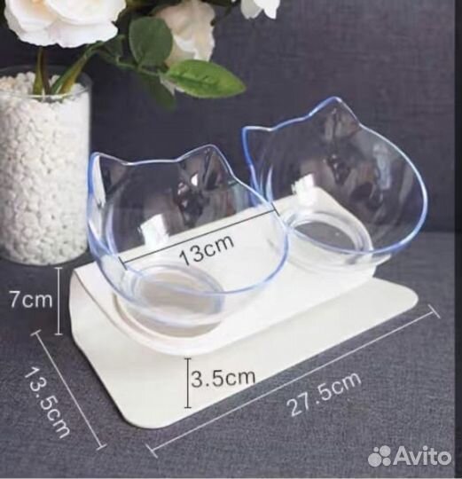 Миска поилка для кошек и собак