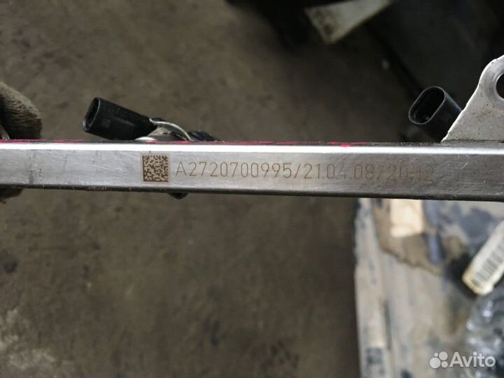 Рейка топливная (рампа) с форсунками