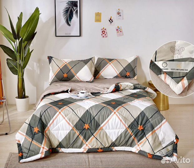 Белье постельное с одеялом, Хлопок