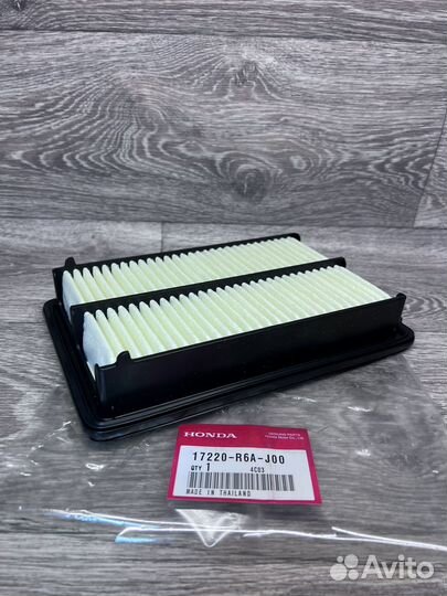 Фильтр воздушный Honda, 17220-R6A -J00