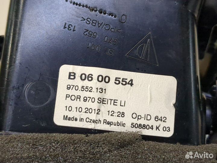 Дефлектор обдува салона Porsche Panamera, 2013