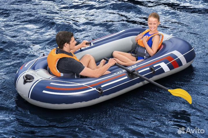 Лодка Bestway Treck X1, 2 местная, 234х135 см