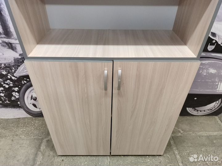 Шкаф офисный 5 секций, низ двери бу 14-852