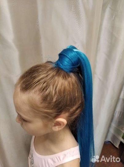 Афрохвост на резинке, хвост на каркасе