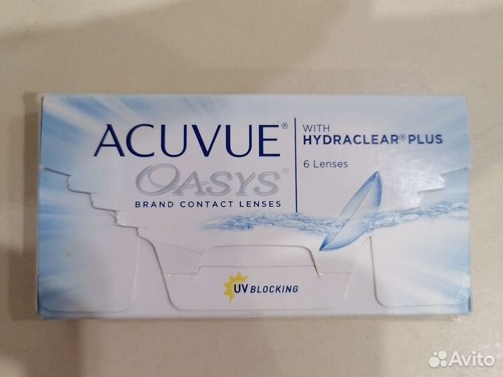 Линзы контактные acuvue oasys