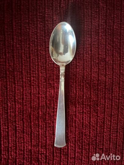 Набор из 6 ти кофейных серебряных ложечек 830 проб